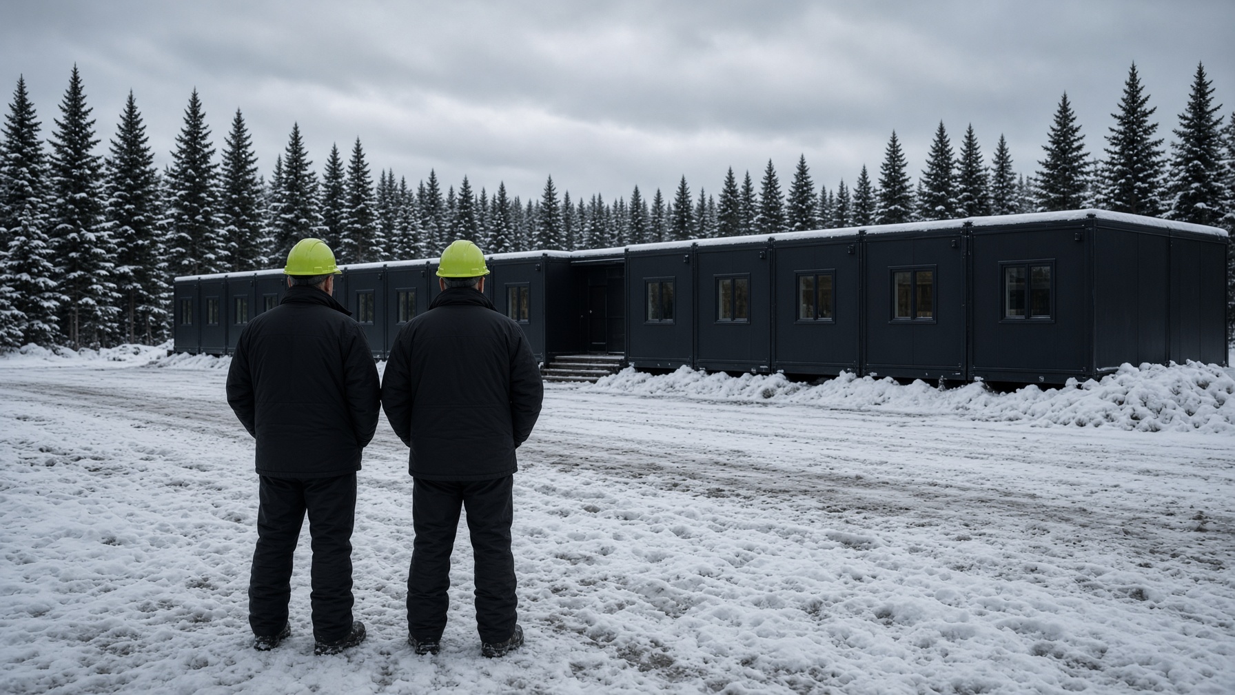 LPT supervisors on a winter camp